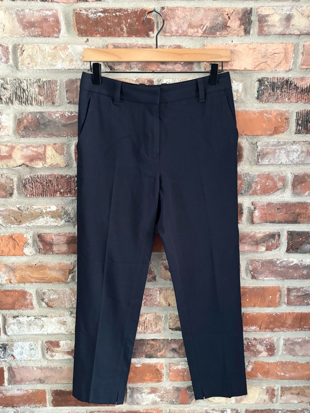 3.1 Phillip Lim Dark Blue Trouser Dress Pants, 0